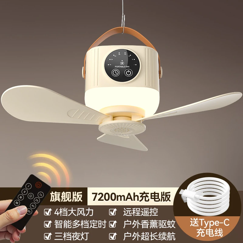 New Rechargeable Small Hanging - Outdoor Camping Fans ulasan dan harga