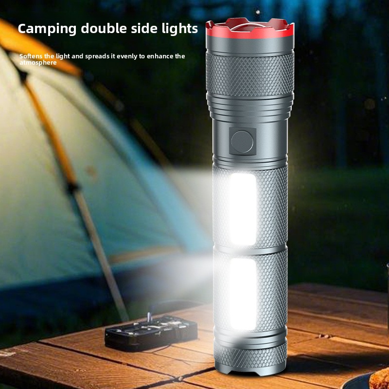 7200mAh Highlight Flashlight C - Outdoor Camping Lights ulasan dan harga