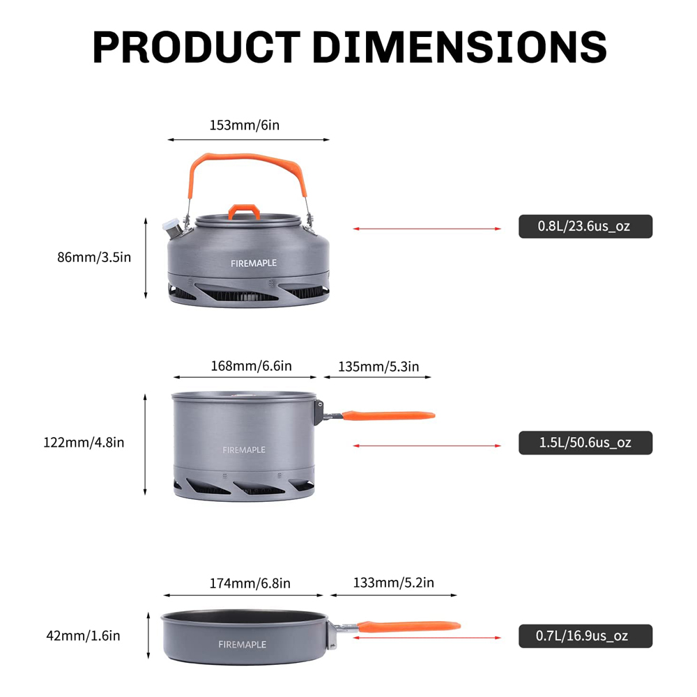 Fire Maple Camping Cookware Ut - Outdoor Camping Uk ulasan dan harga
