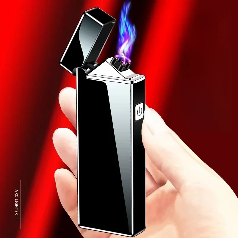 New Electronic Windproof Doubl - Outdoor Windproof Lighter ulasan dan harga