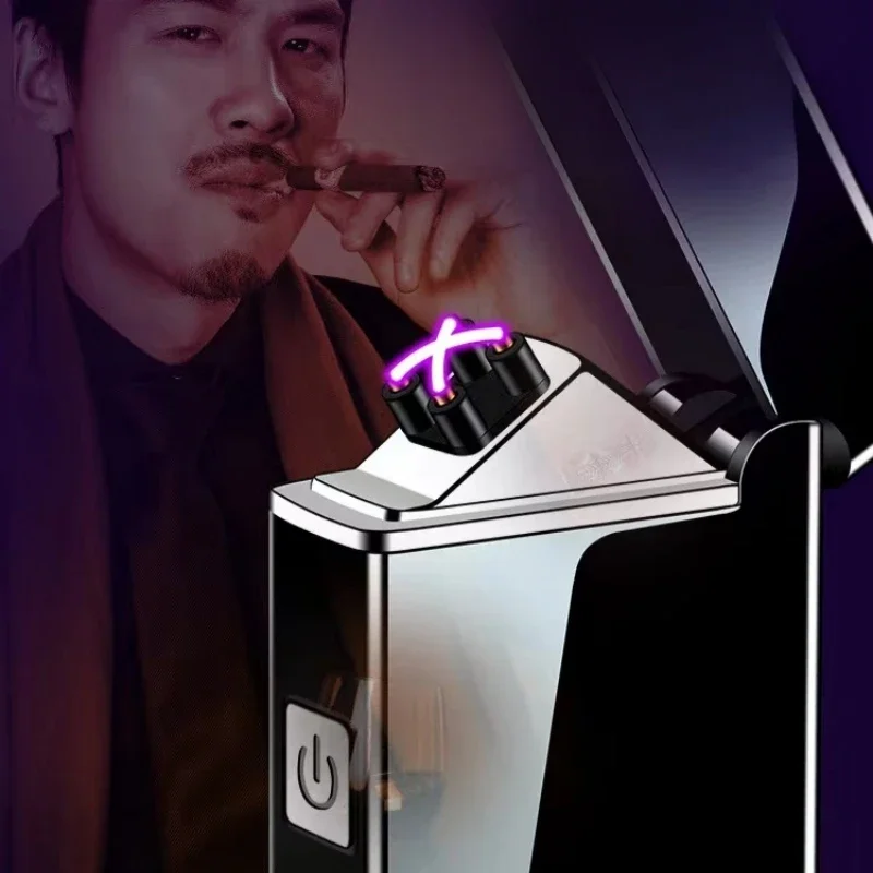 New Electronic Windproof Doubl - Outdoor Windproof Lighter ulasan dan harga