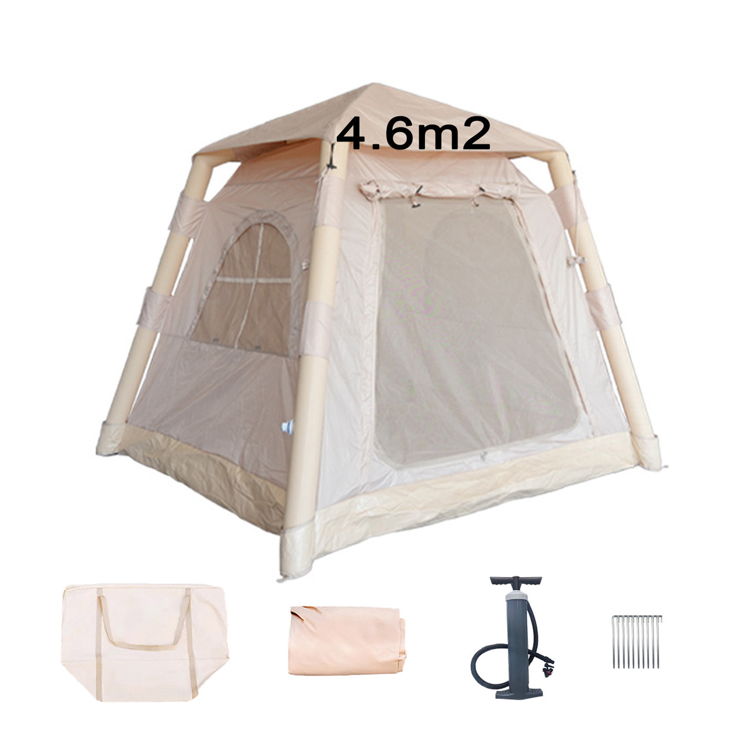Lightweight Inflatable Tent 4. - Outdoor Camping Tent ulasan dan harga