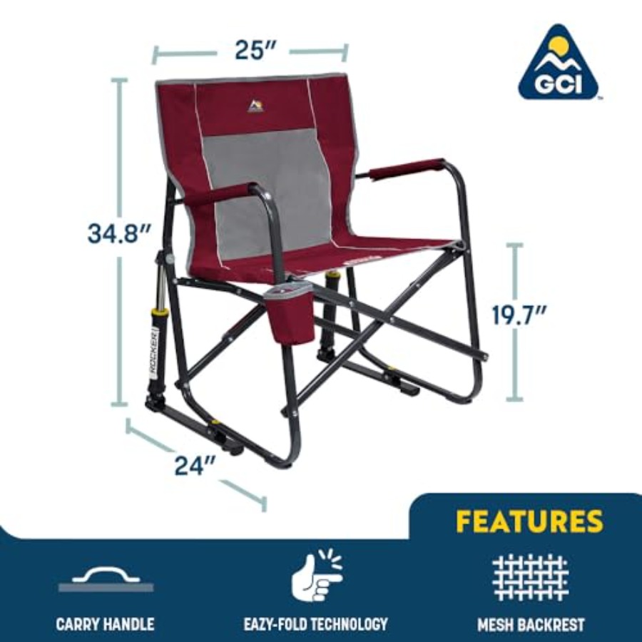 Freestyle Rocker Camping Chair - Outdoor Camping Rocker ulasan dan harga