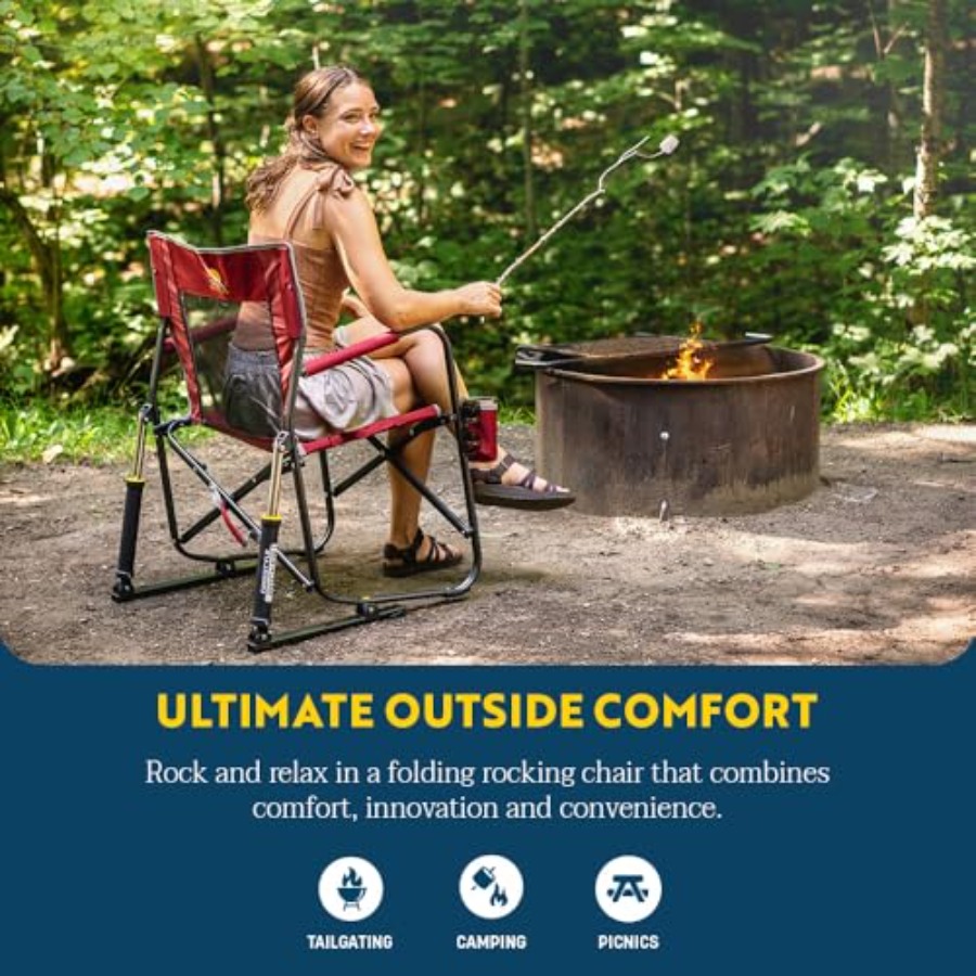 Freestyle Rocker Camping Chair - Outdoor Camping Rocker ulasan dan harga